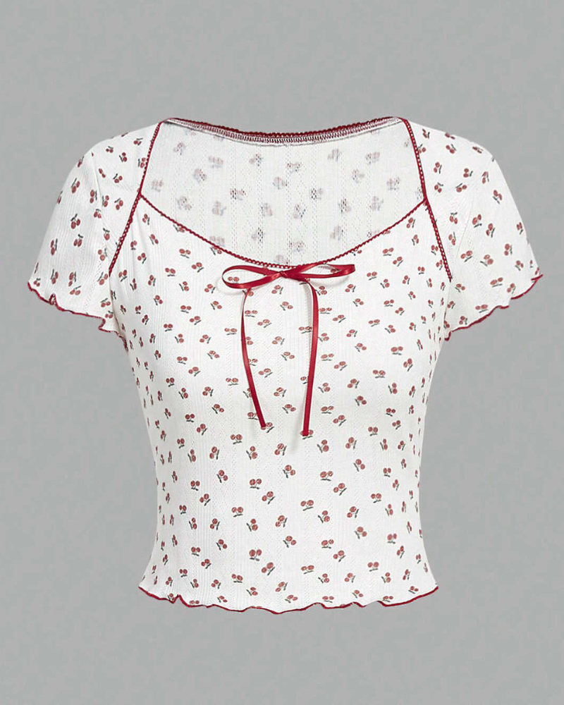 Pure Desire Cherry Sweet Coquette Shirts