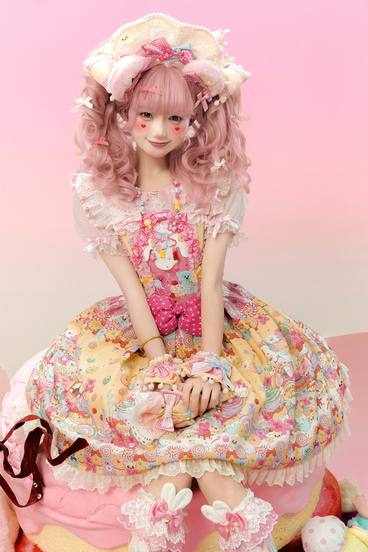 Sweetheart Candy Suspender Skirt + Jumper Skirt
