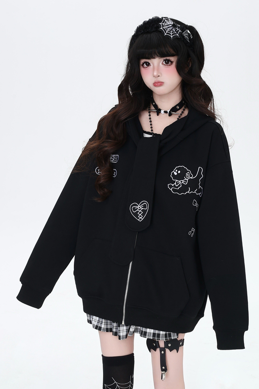 Rabbit Ear Loose Hoodie