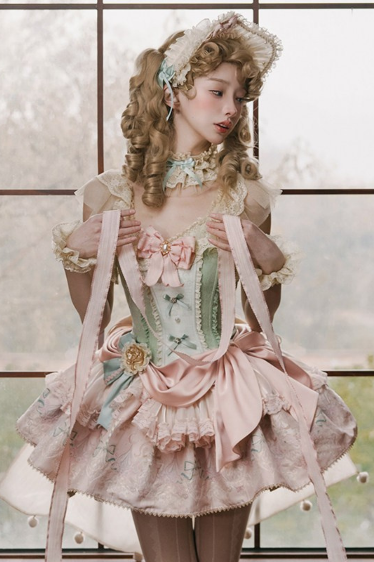 Little Dia Sweet Lolita Dress + BNT + Neck Accessories