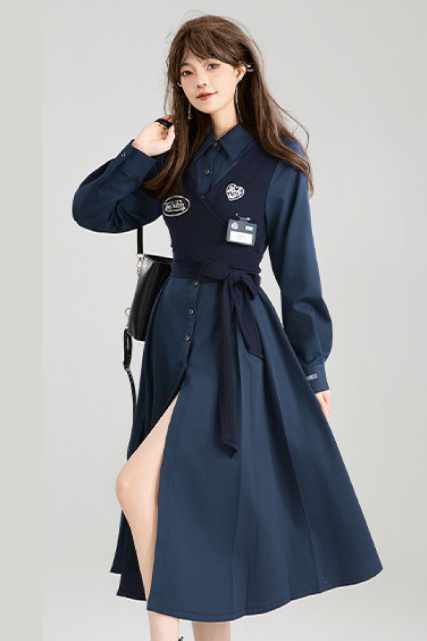 Preppy Dress + Striped Shirt Dress