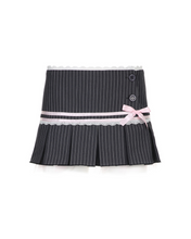 Load image into Gallery viewer, Bow Lace Retro Versatile A-line Skirt
