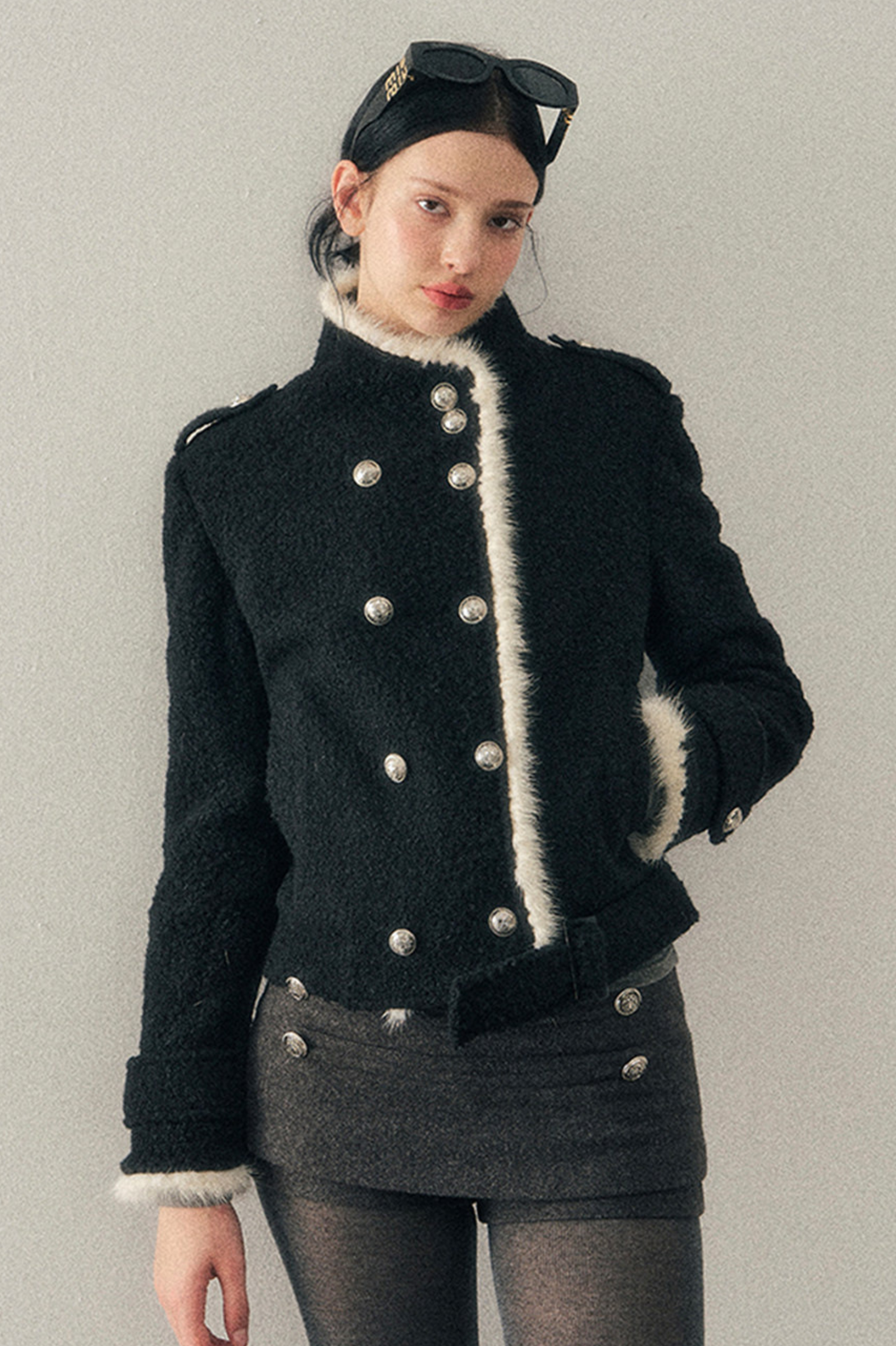 Chic Edgy Double Coat