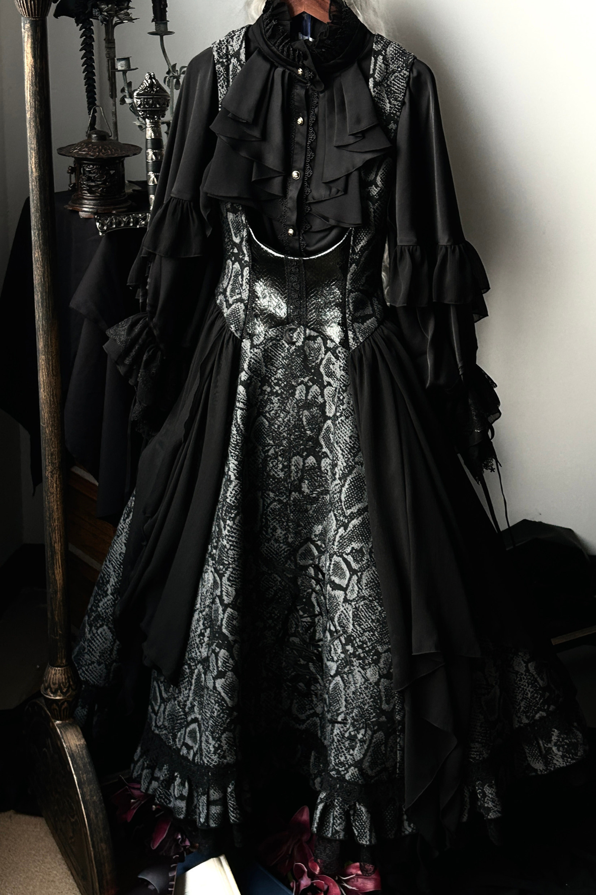 Snake Moon Night Lolita Jumper Skirt