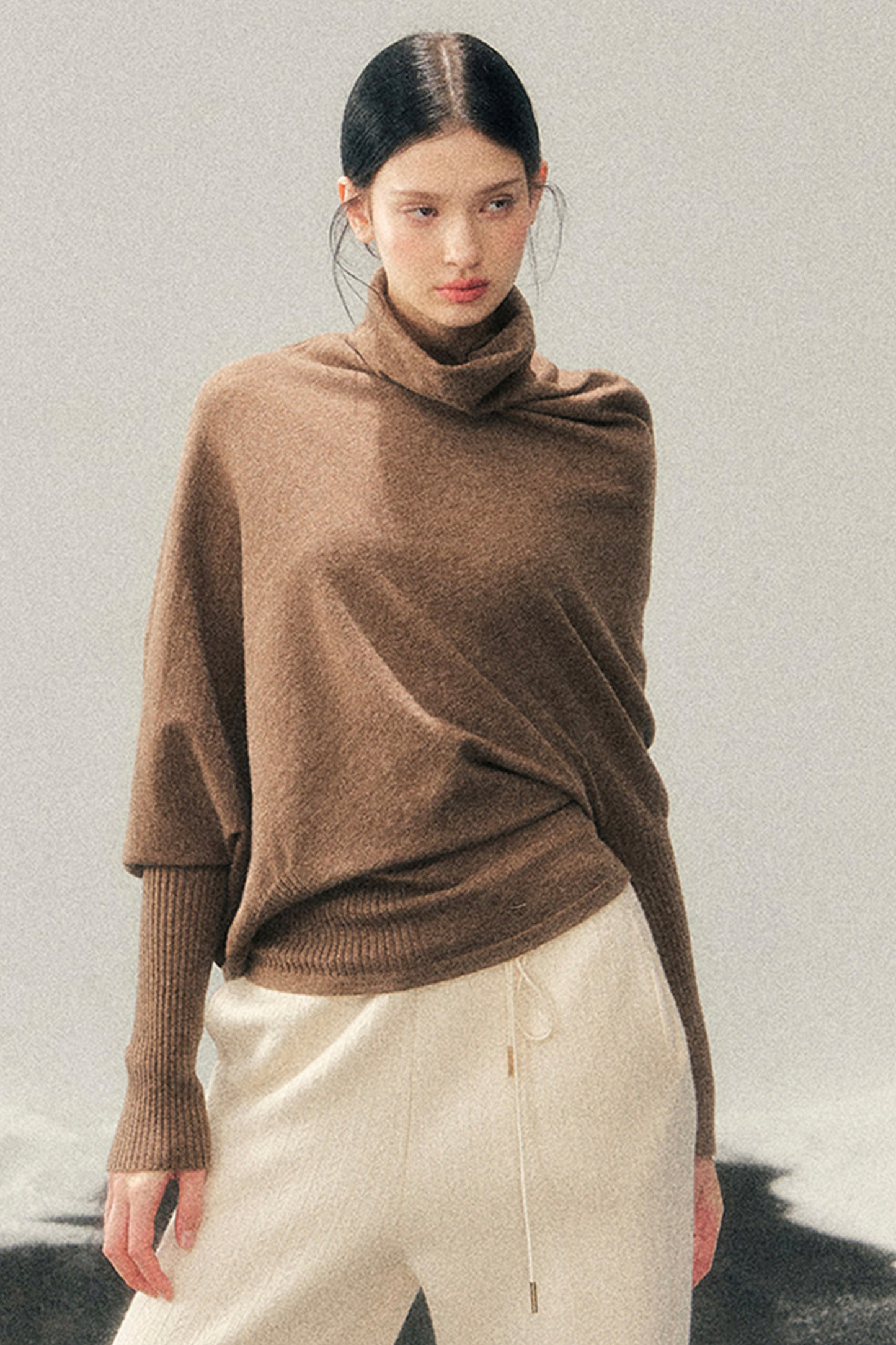 Chic Edgy Knit Sweater