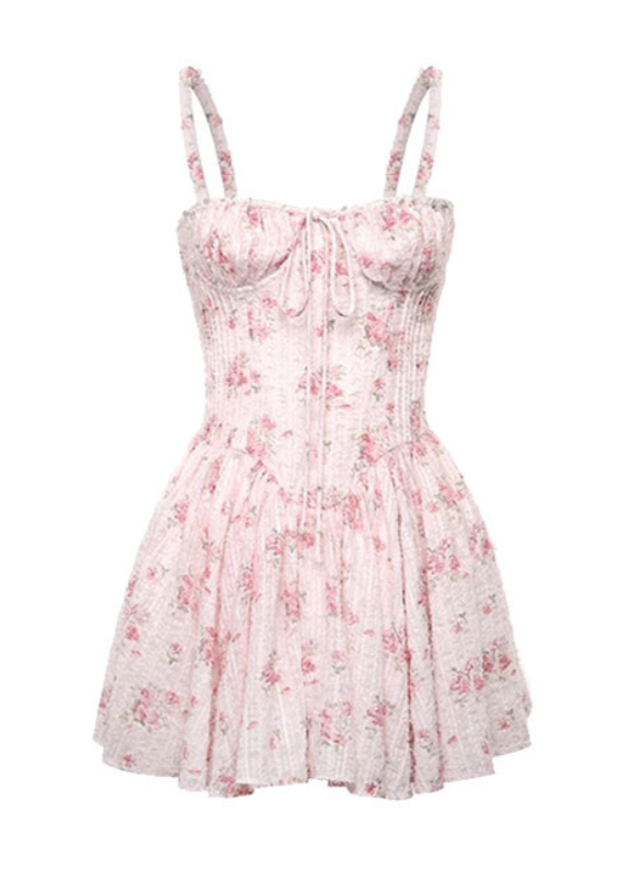 Cherry Blossom Floral Dress