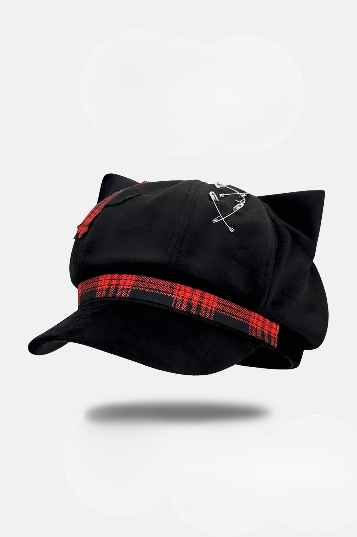 Cat Ear Subculture Check Hat