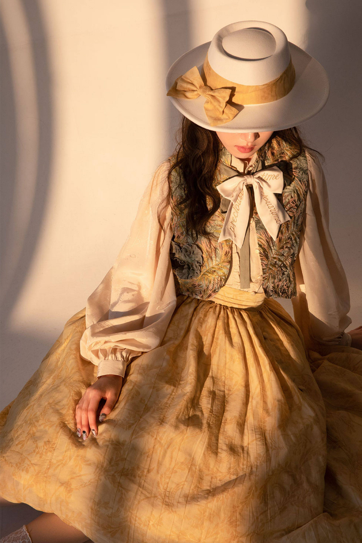 Golden Years Jacquard Dress