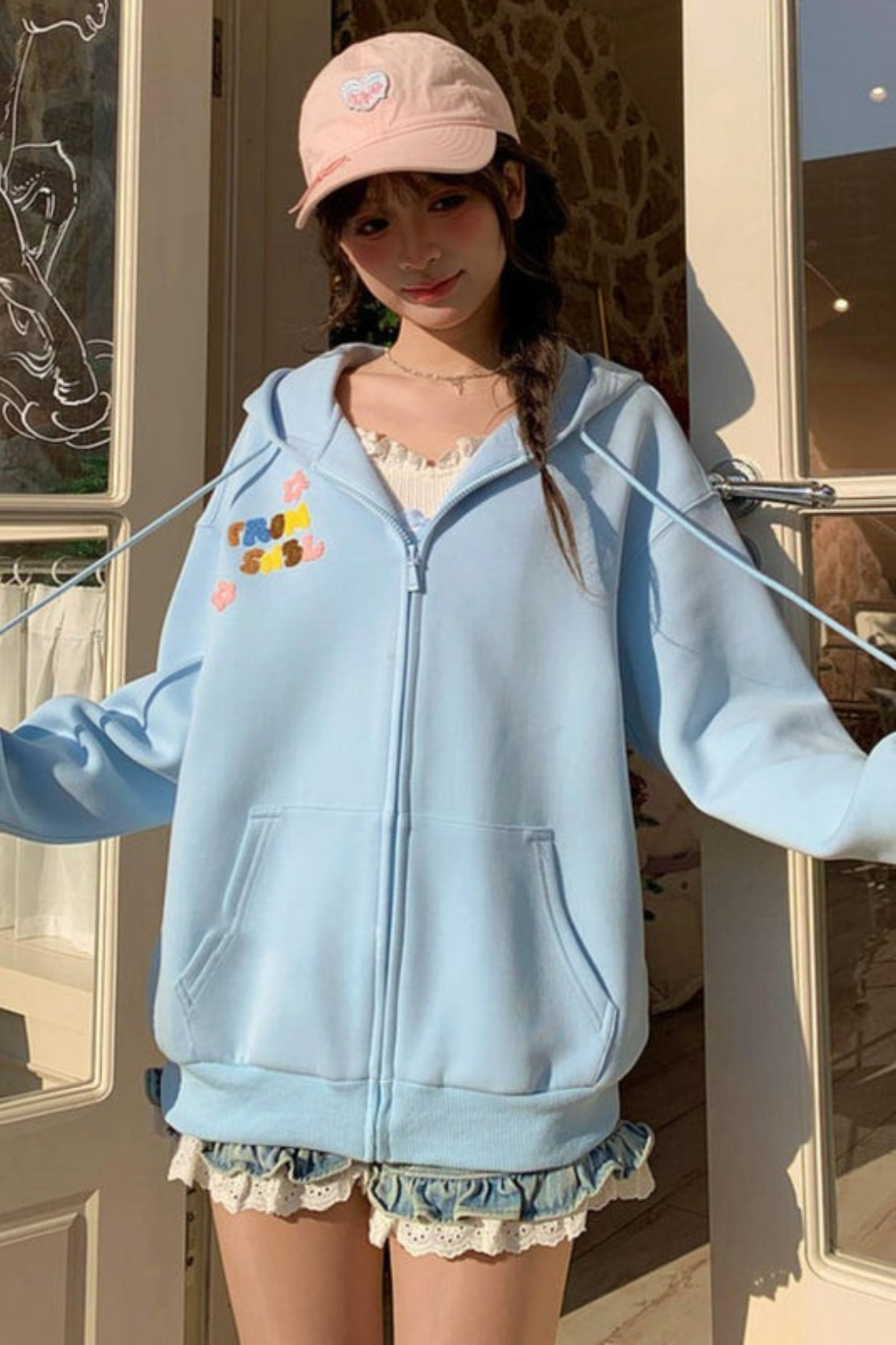 Mori Girl Loose Hoodie