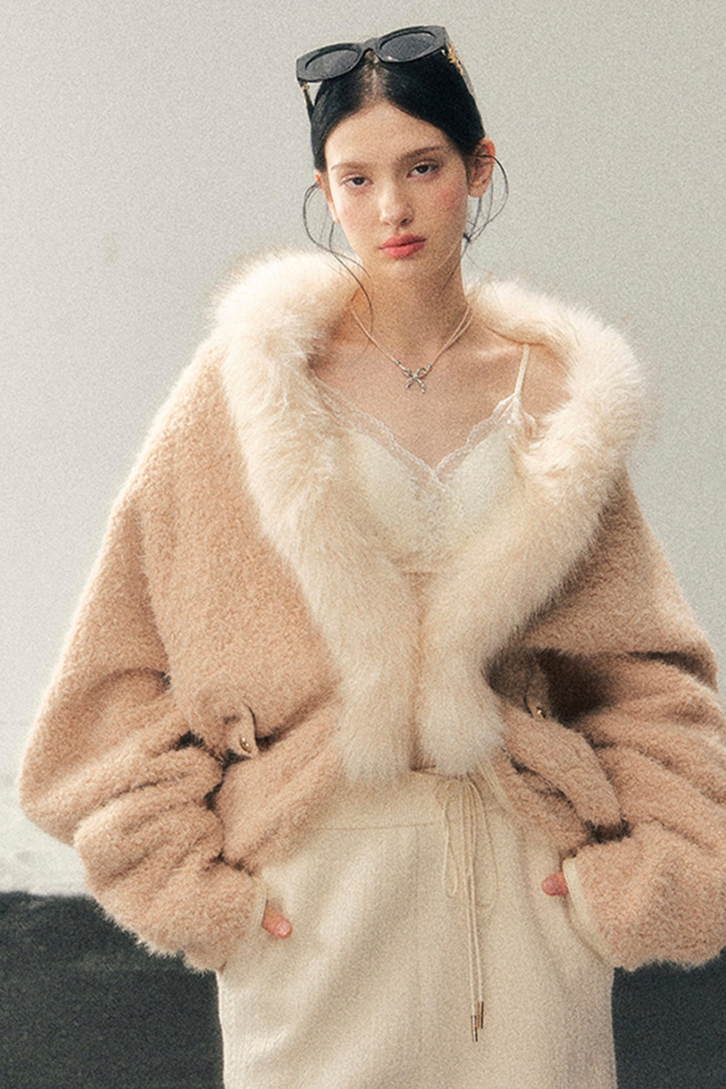 French Warm Fur Coat