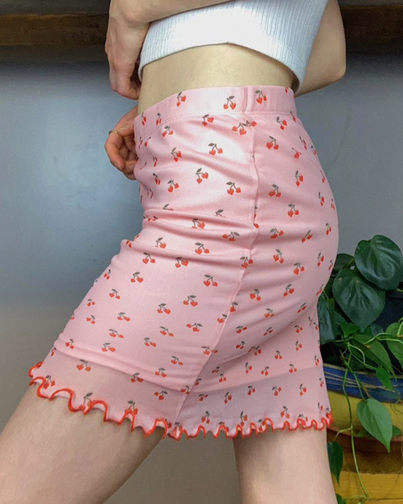 Summer Cherry Sweet Skirt