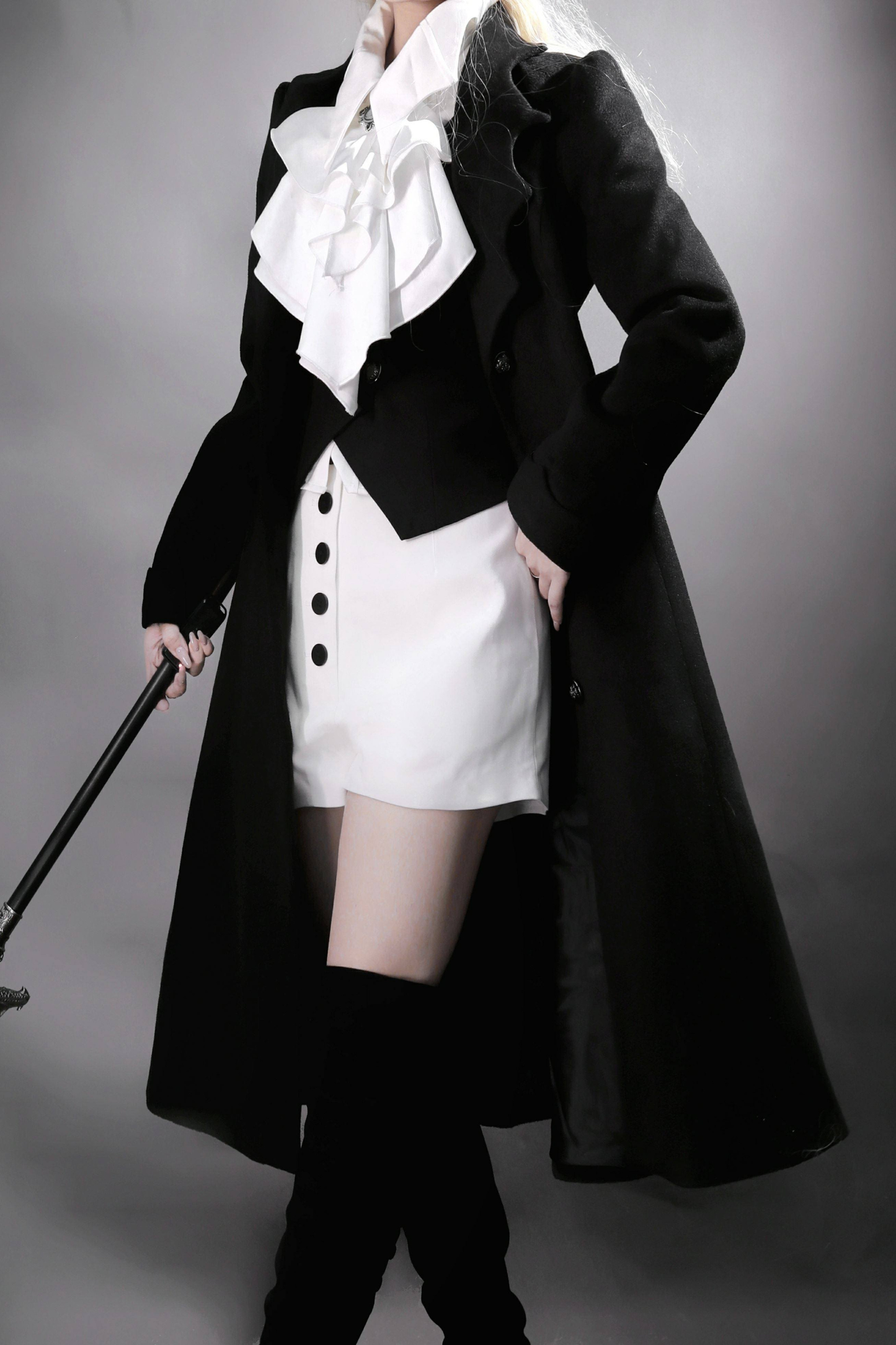 Gothic Wool Coat Suit