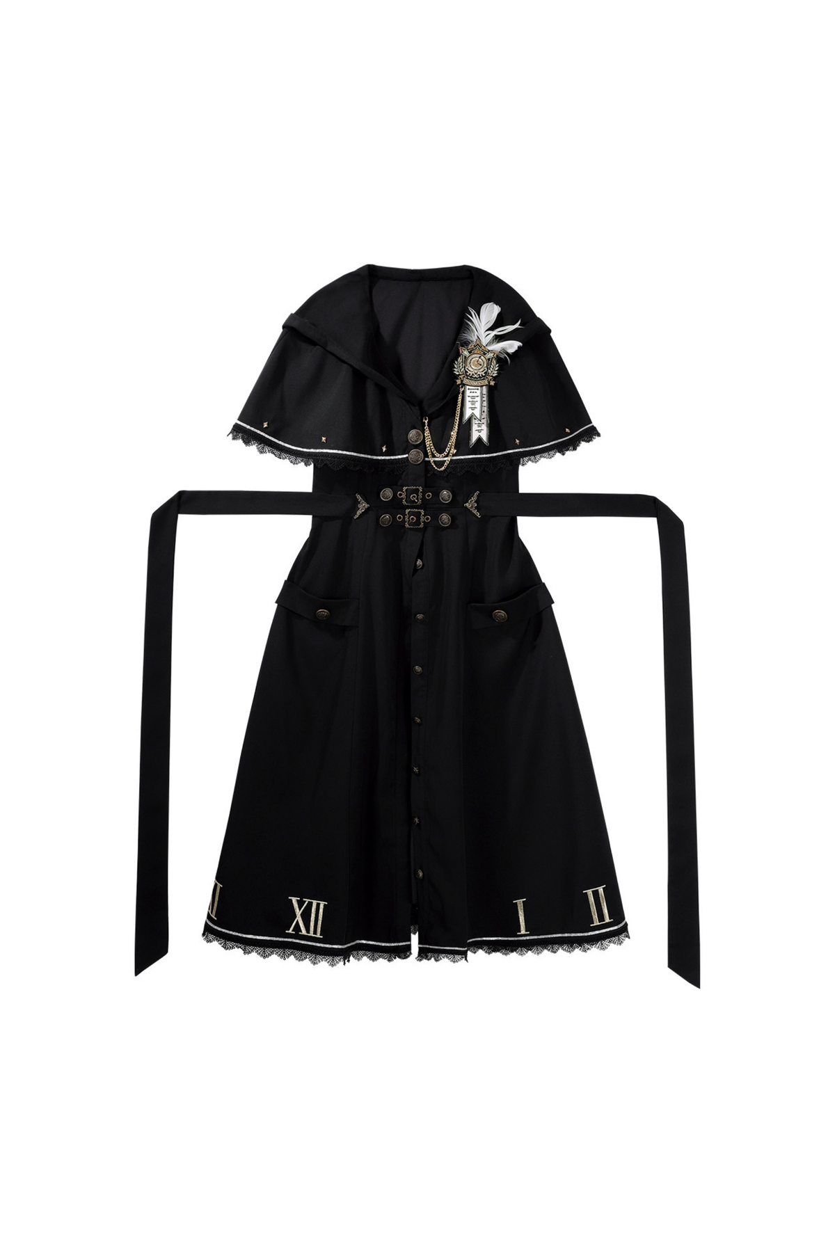Dragon Lament Cape Dress