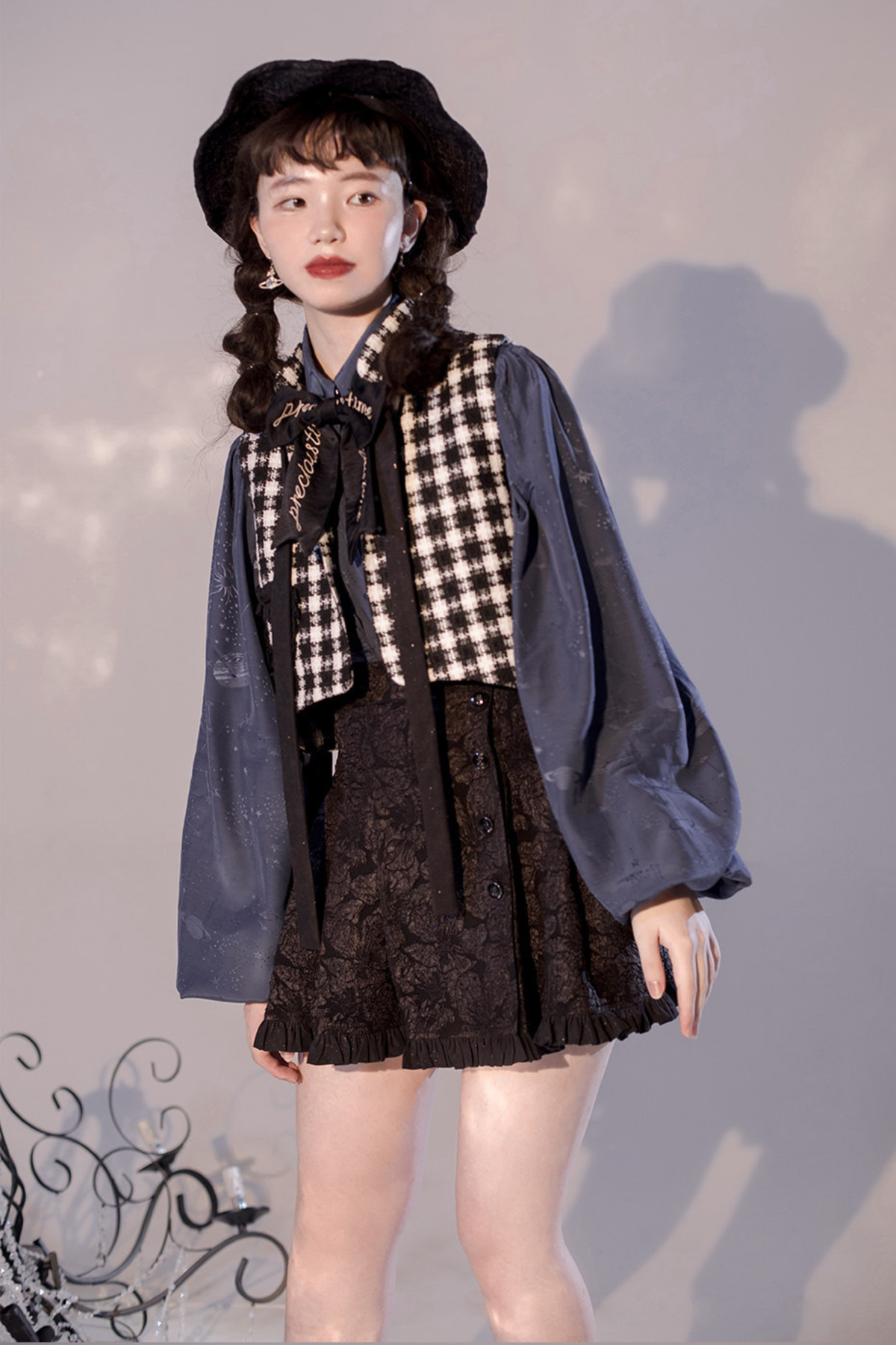 Golden Years Oil Painting Vest + Jacket + Skirt