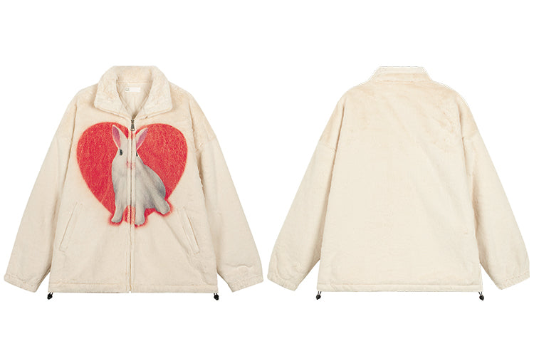 White Rabbit Plush Jacket