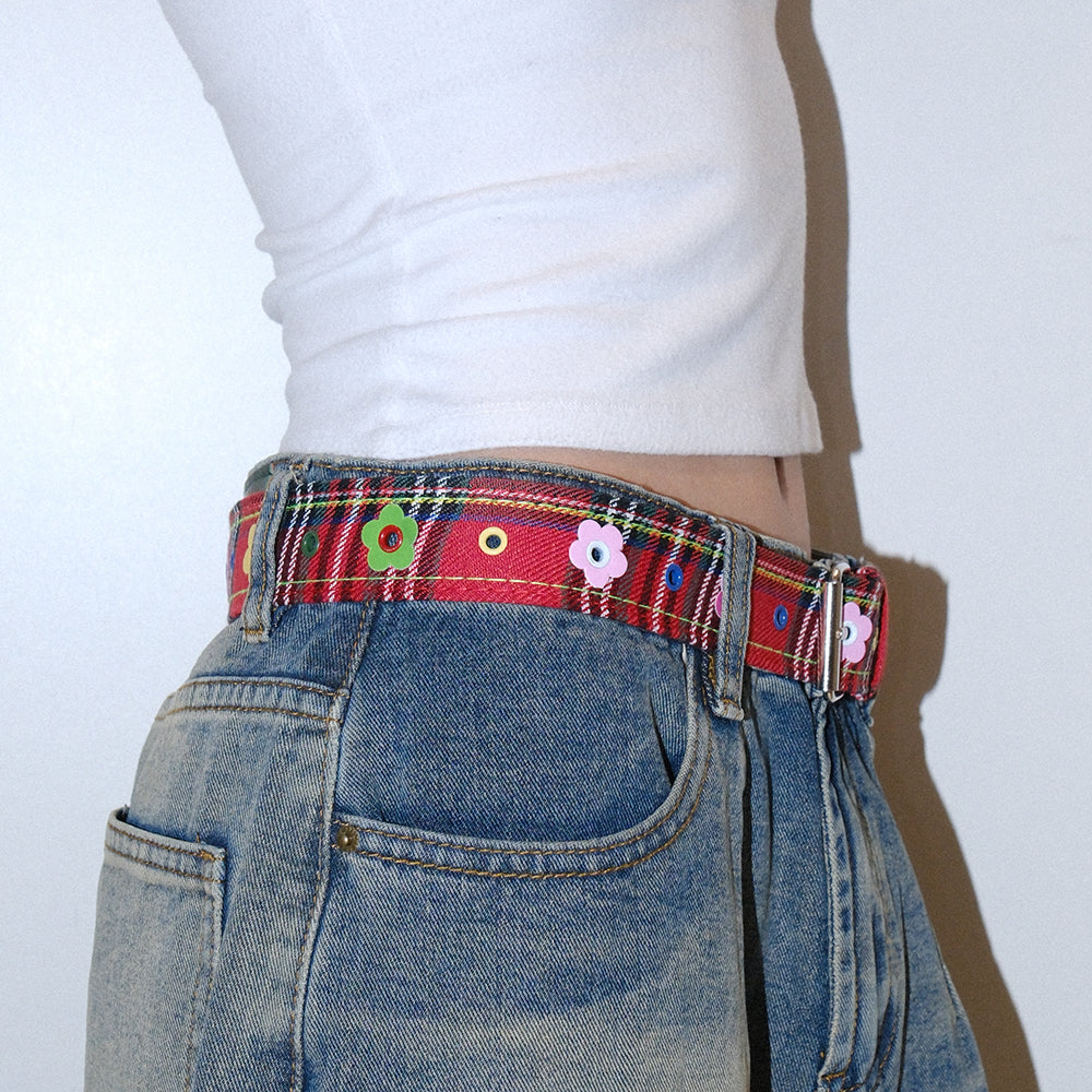 Y2K Sequined Star Belt