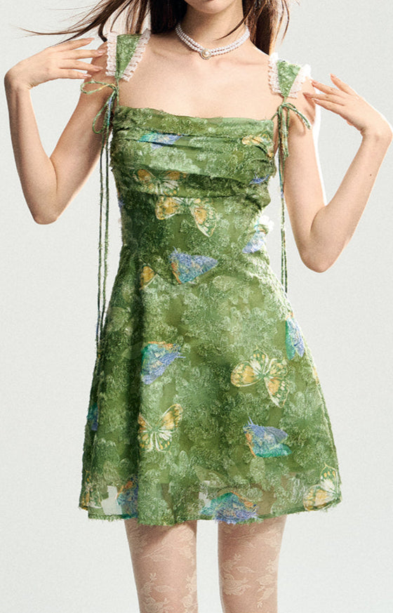 Fairy Grunge Lace Backless Dress