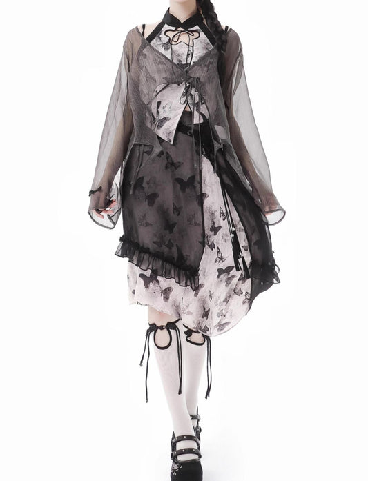 Acubi Butterfly Dress Design Split Coord