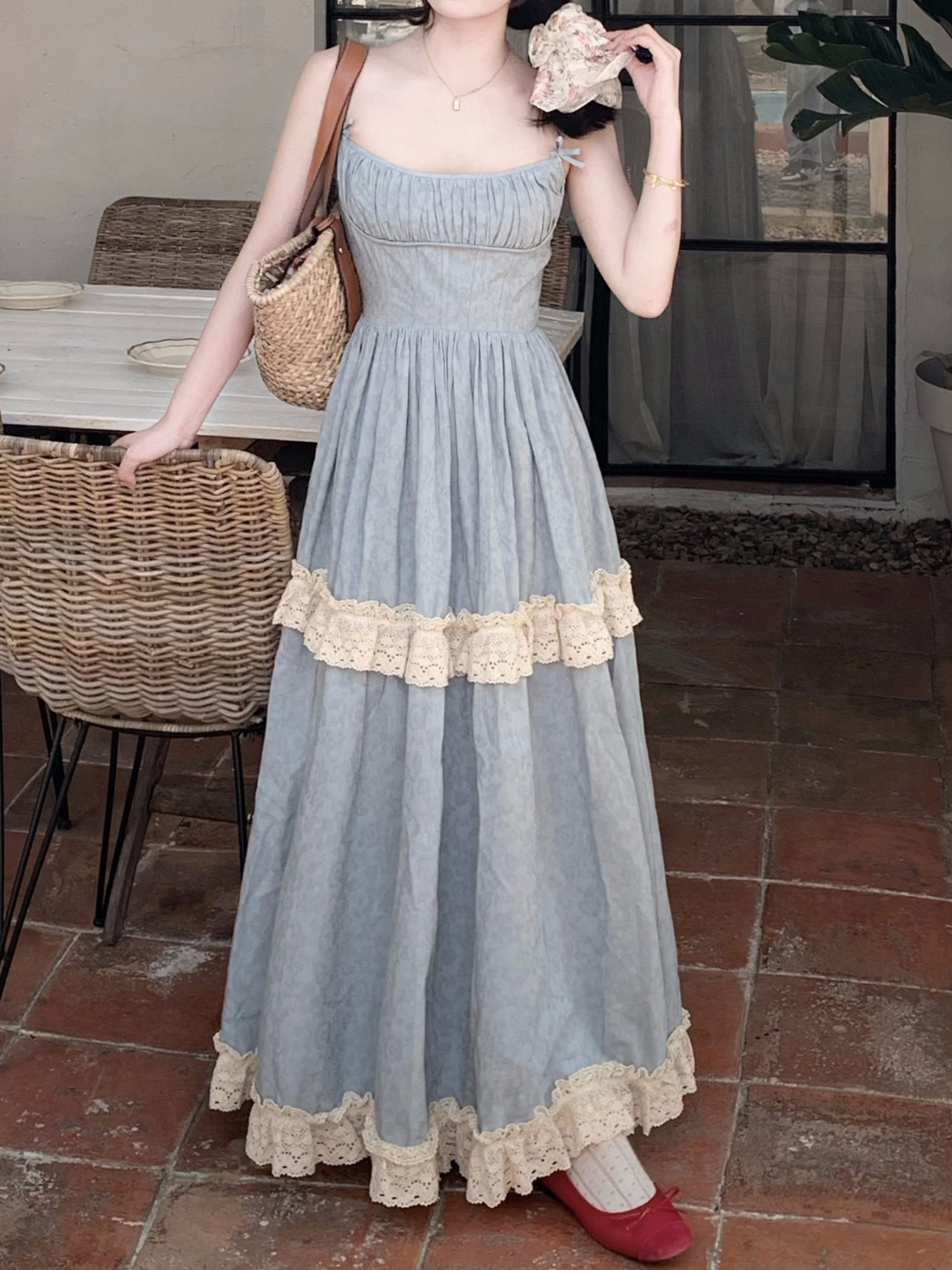 French Lace Cottage Dress