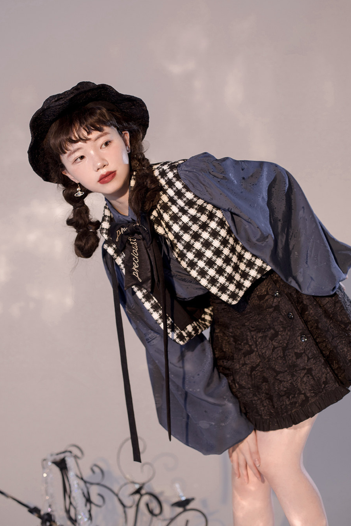 Golden Years Oil Painting Vest + Jacket + Skirt