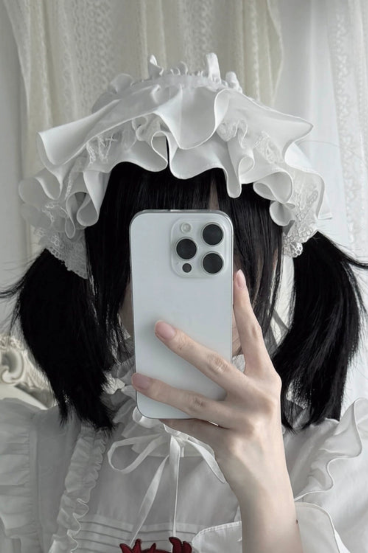 Pure Blood Lolita Dress + Headband + Brooch + Hat