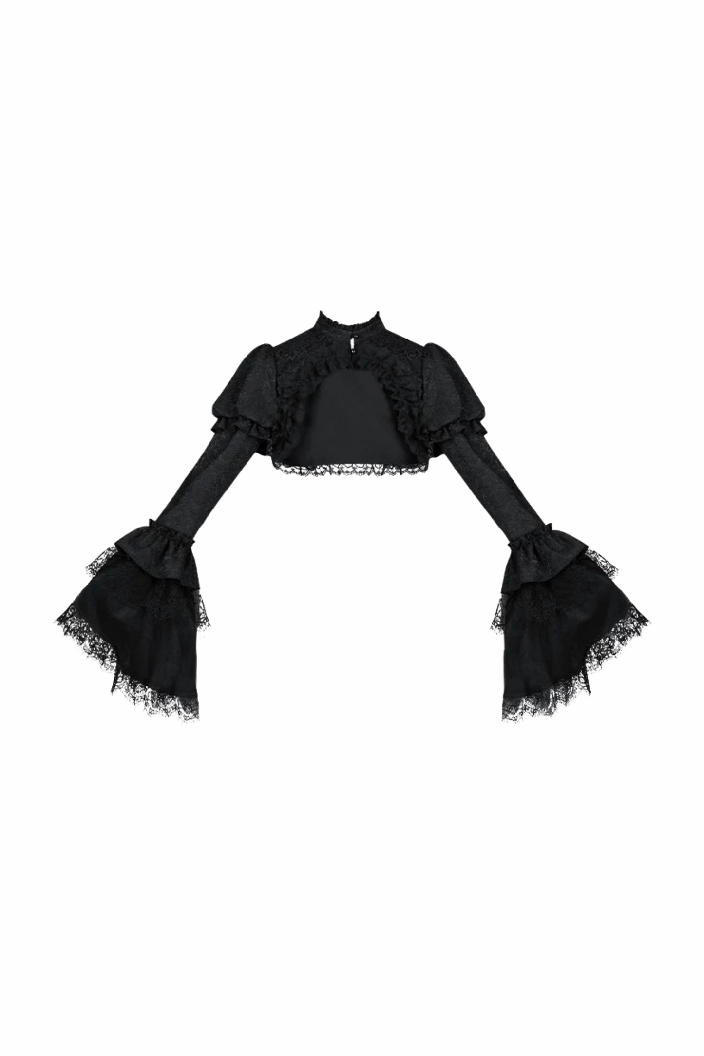 Gothic Corset Tops + Short Coat + Horse + Curtain + Skirt + Flower + Bonnet
