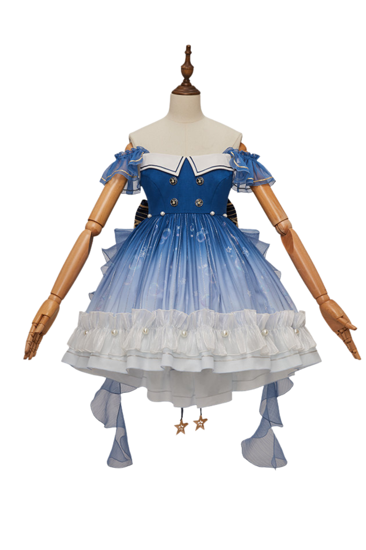 【Reservation Deadline February 28】Gradient Bubble Dress + Bunny Ear Pin + Sleeves + Hat Dress