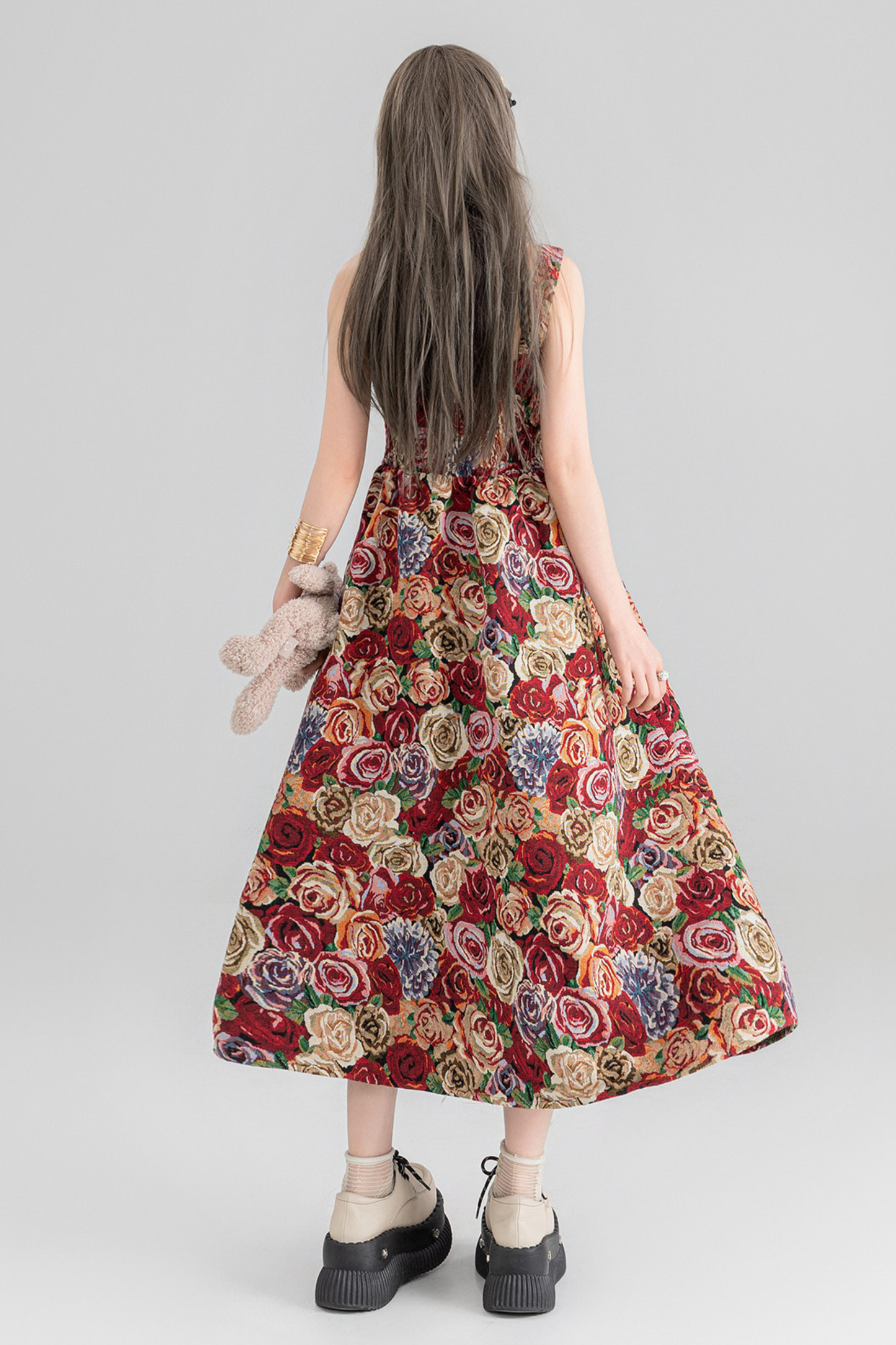 Jacquard Antique Painting Dress + Shirt