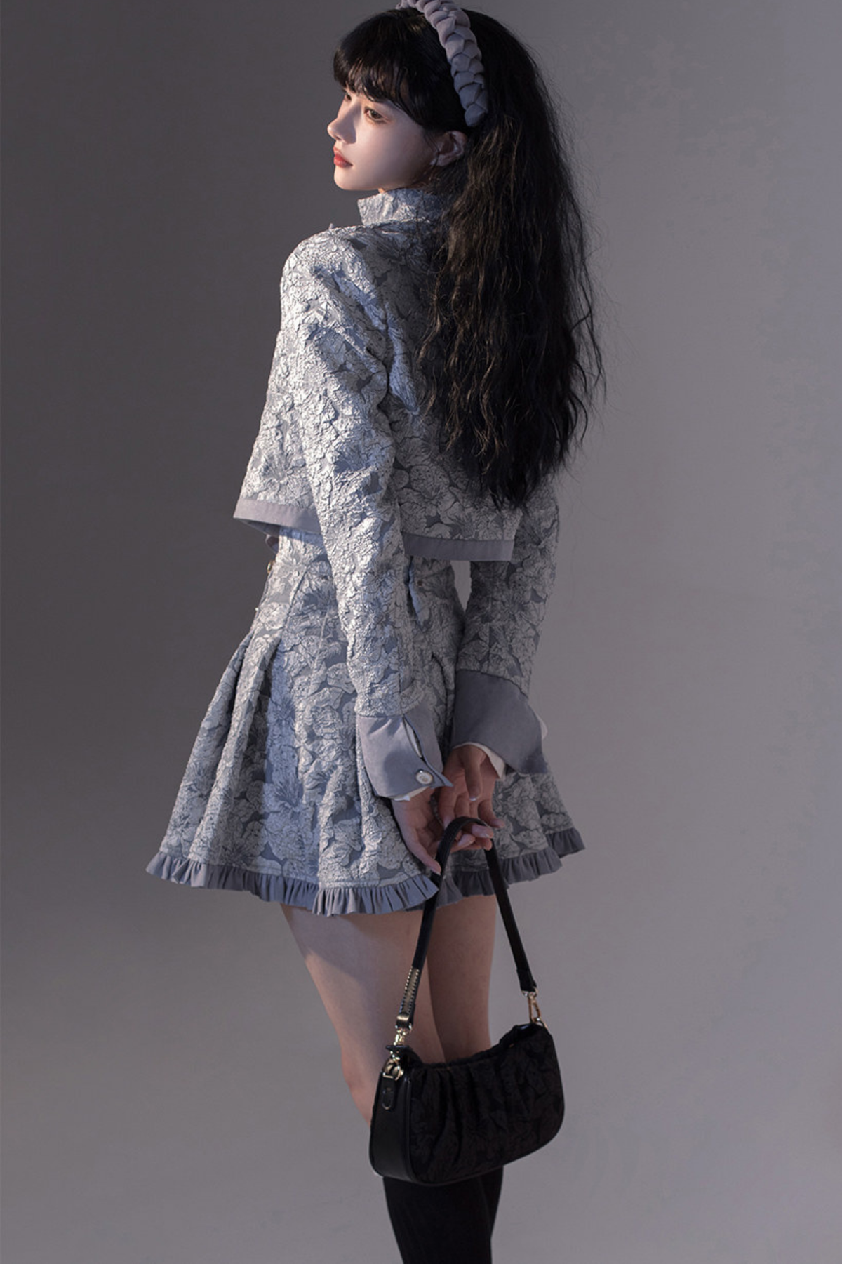 Golden Years Oil Painting Vest + Jacket + Skirt
