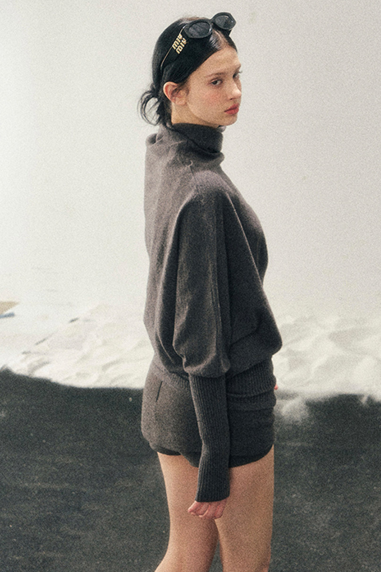 Chic Edgy Knit Sweater