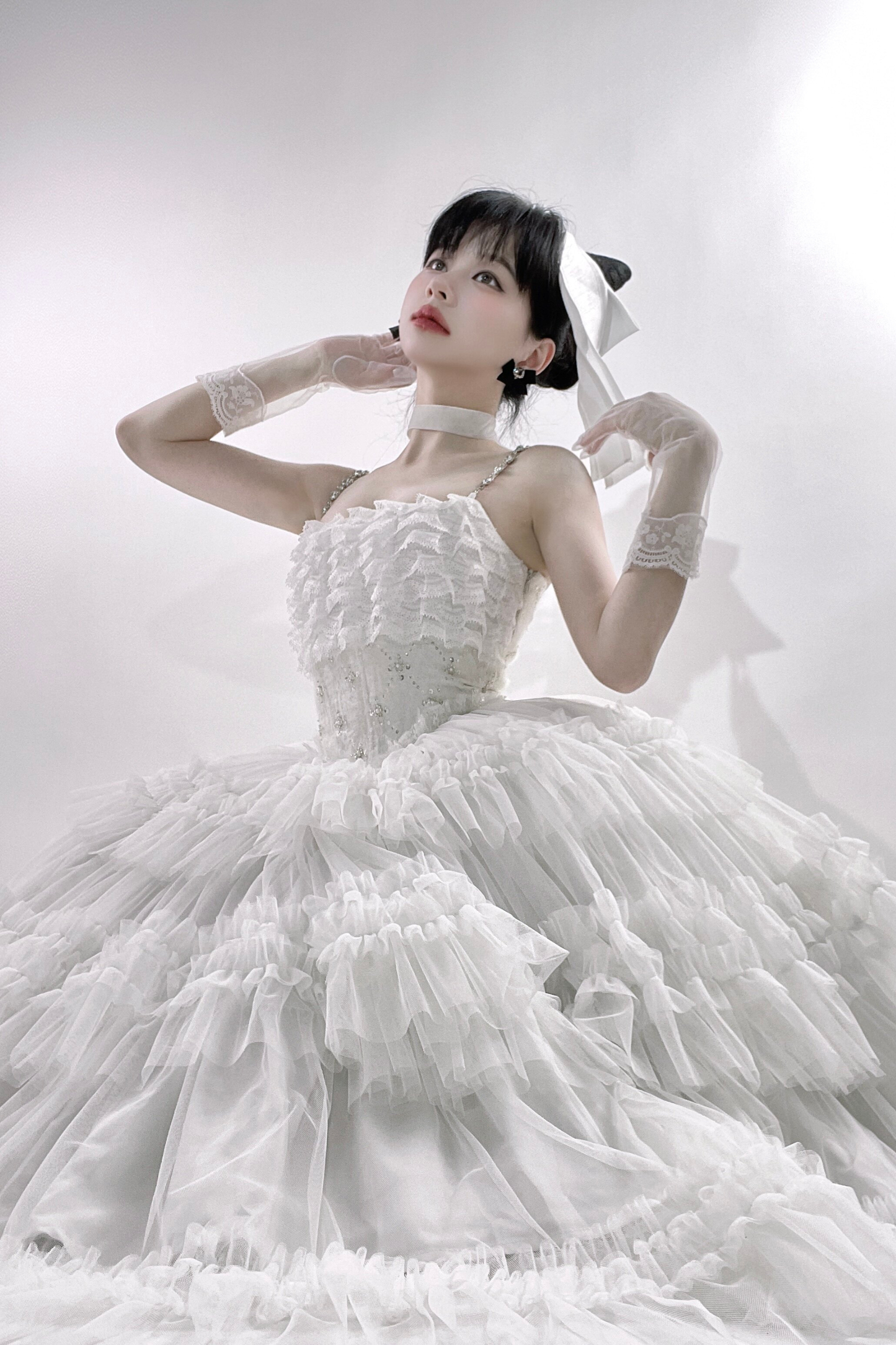 Lace Swan Lolita Camisole Dress
