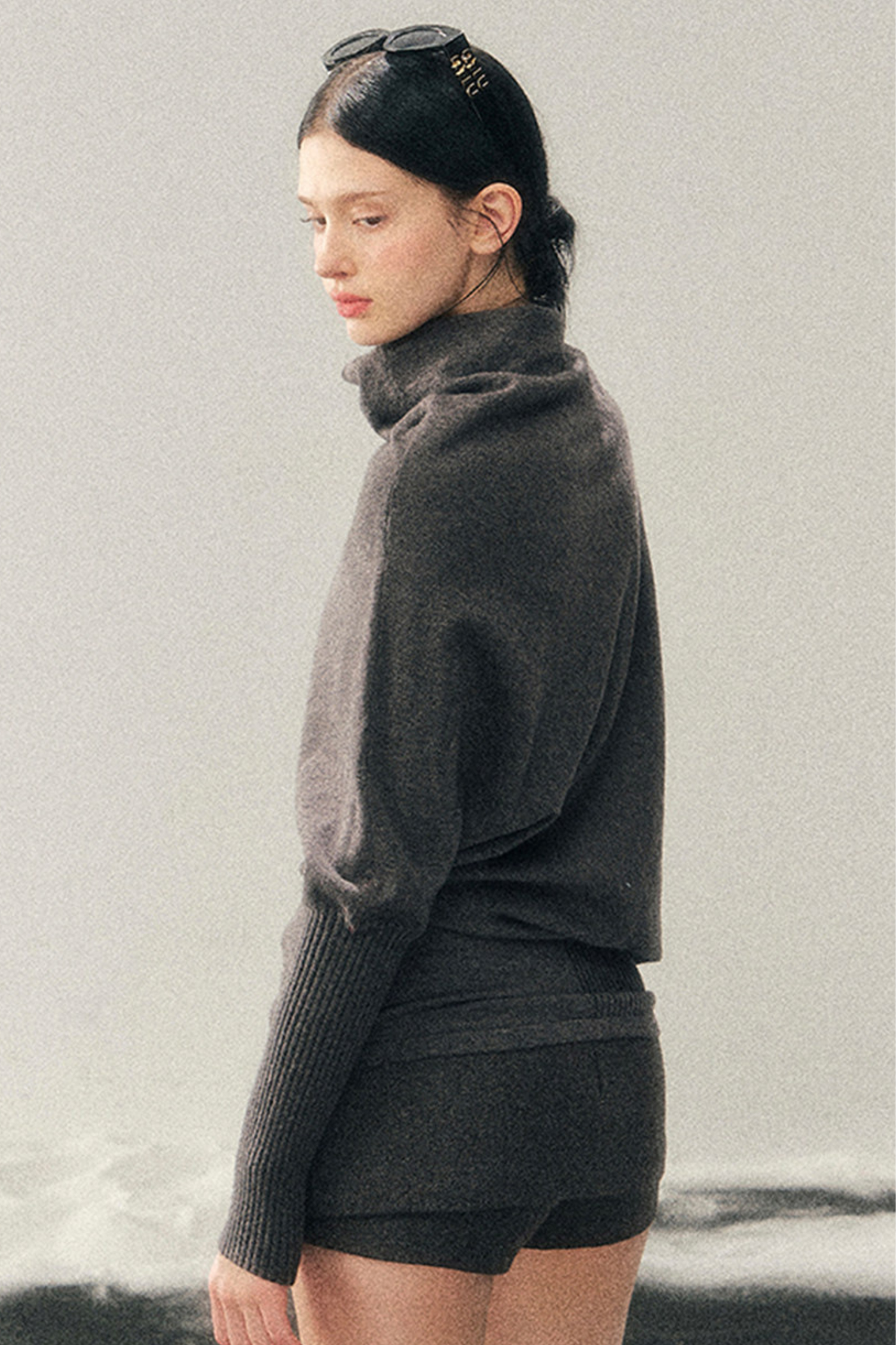 Chic Edgy Knit Sweater