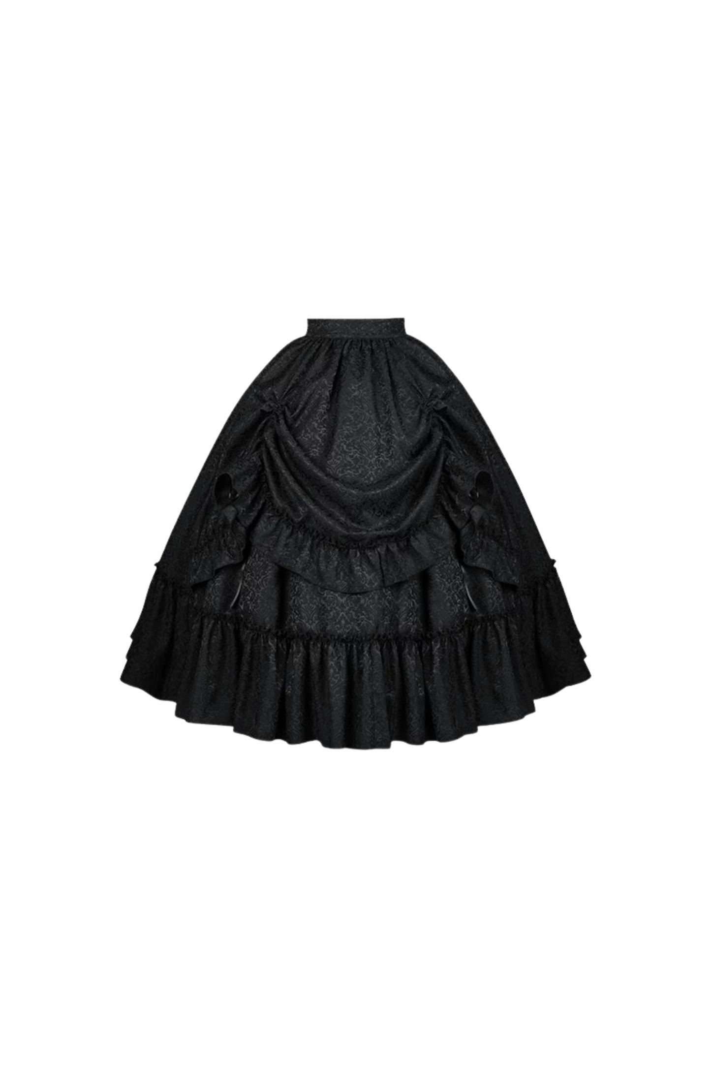 Gothic Corset Tops + Short Coat + Horse + Curtain + Skirt + Flower + Bonnet