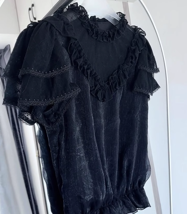 Plus Size Lolita Short Sleeve Shirt