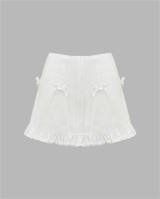 K-Pop Star Lace Mini Skirt