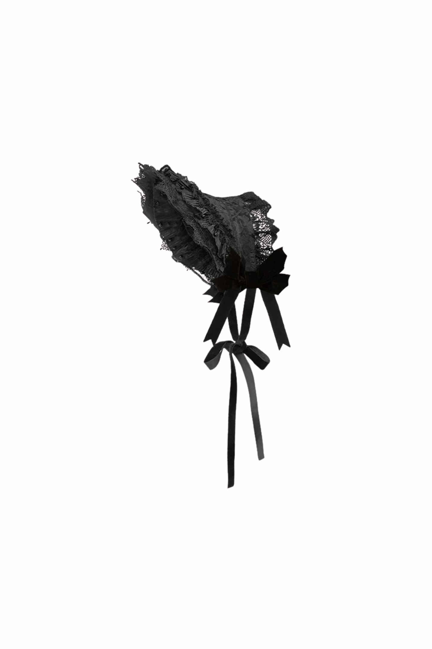 Gothic Corset Tops + Short Coat + Horse + Curtain + Skirt + Flower + Bonnet