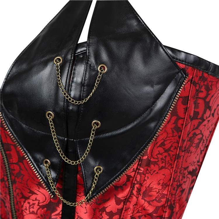 Court Punk Leather Corset
