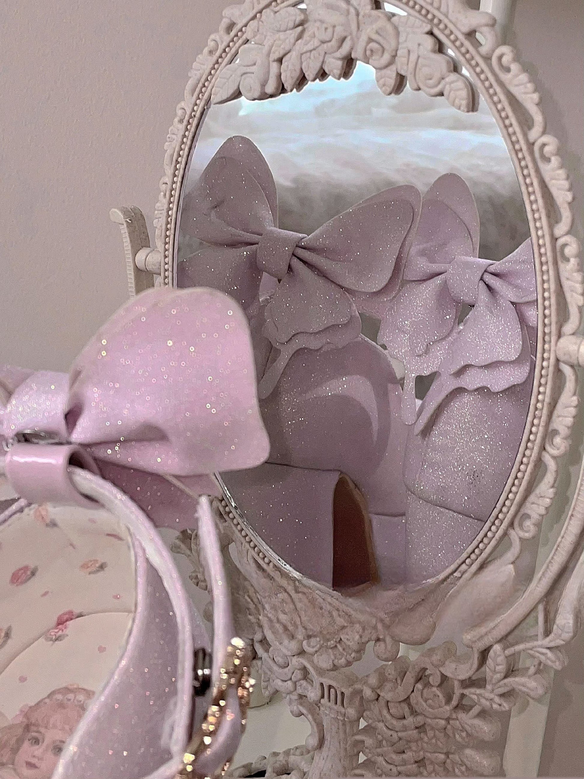 Butterfly Bling High Heels