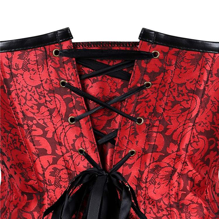 Court Punk Leather Corset