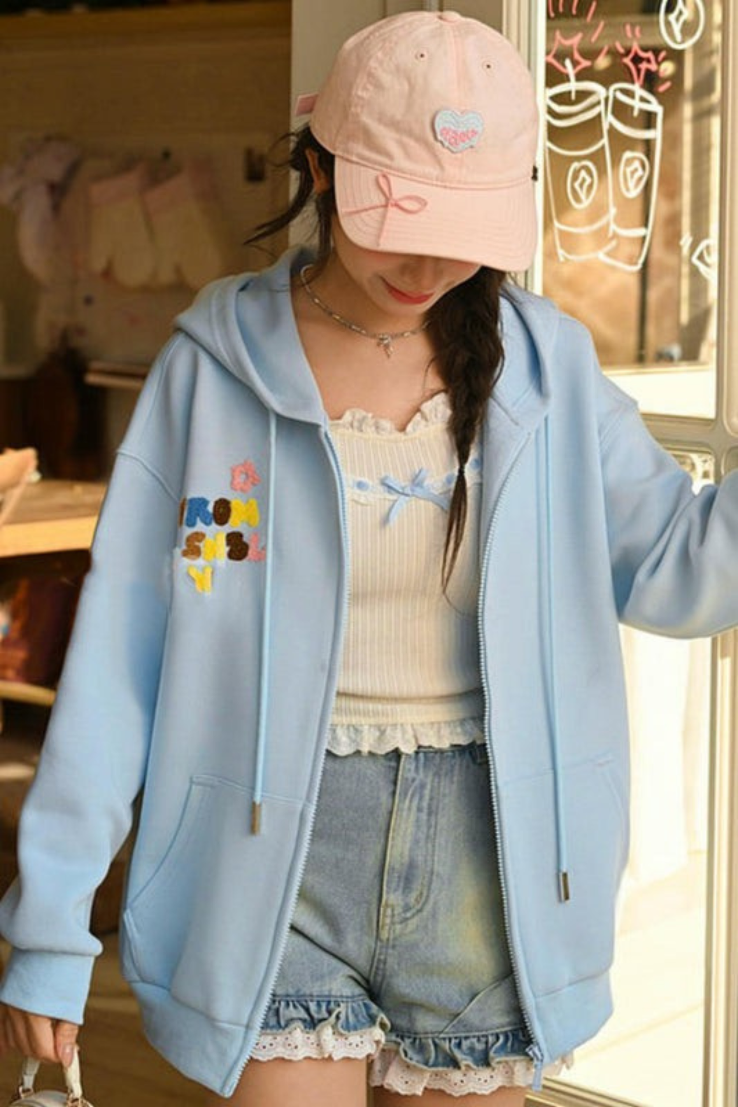 Mori Girl Loose Hoodie