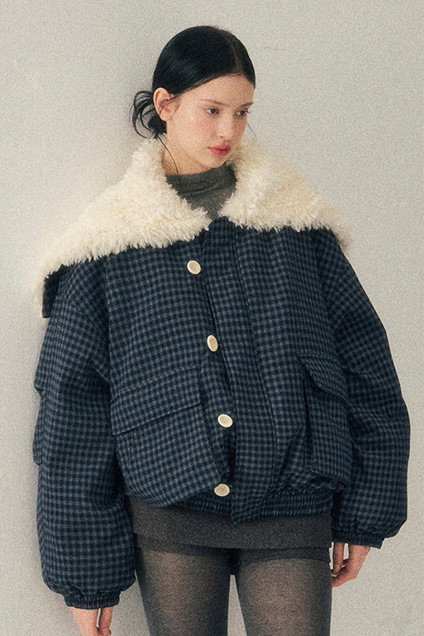 Silent Blue Lamb Mode Jacket