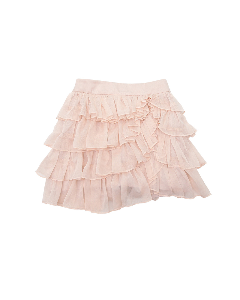 Sweet Irregular Ruffle Cake Skirt