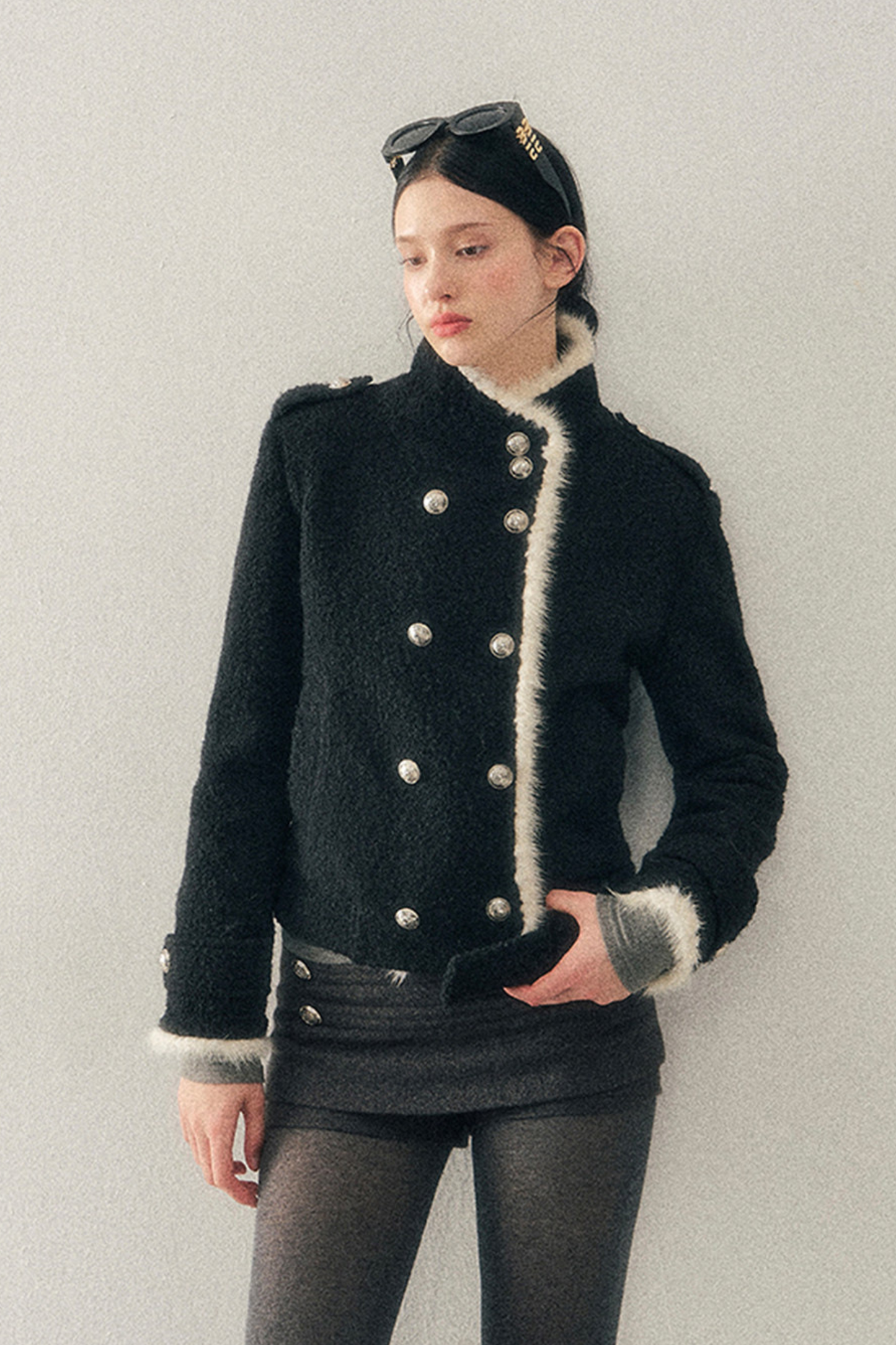 Chic Edgy Double Coat