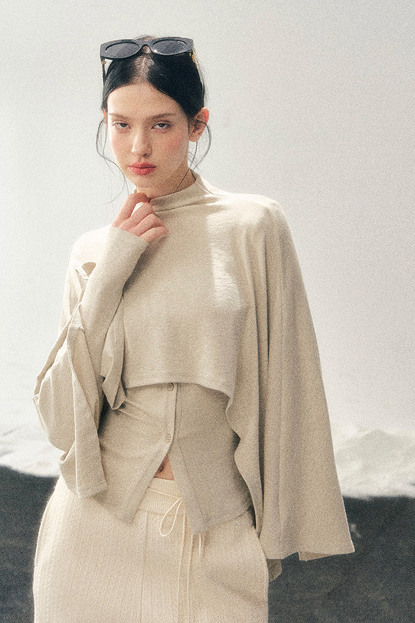 Edgy Tight Shawl + Top