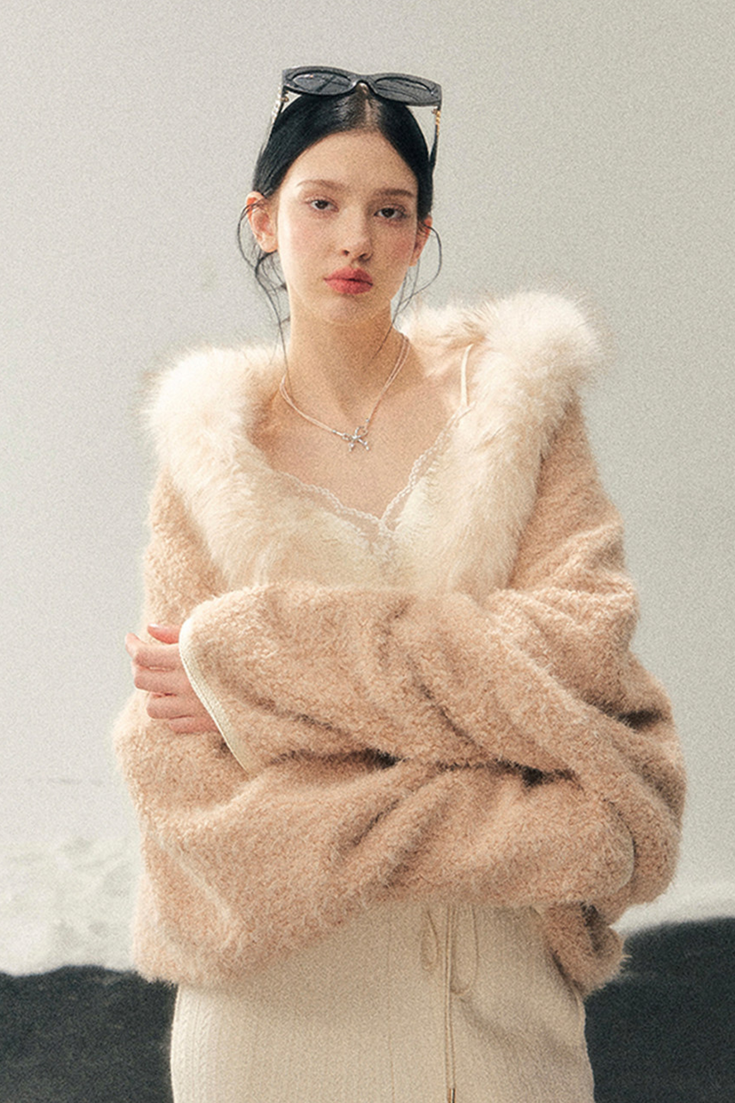 French Warm Fur Coat