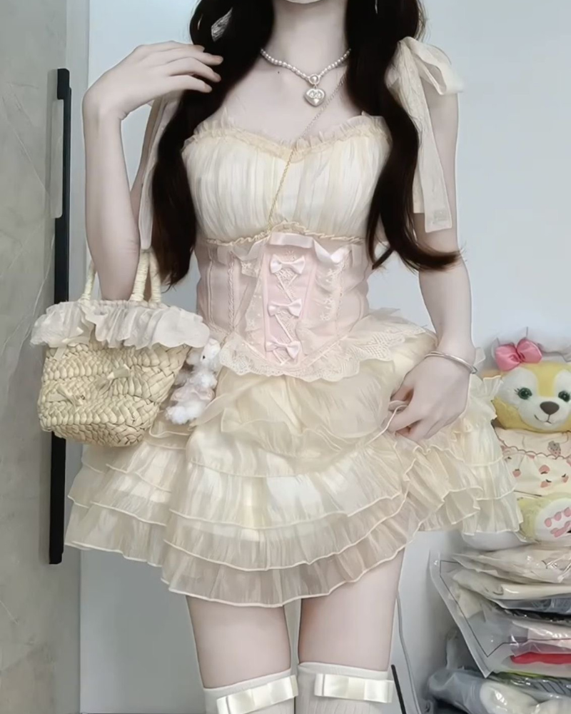 Sweet Fairy Princess Coquette Dress