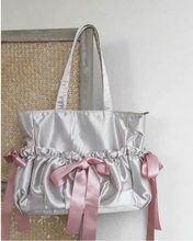 Load image into Gallery viewer, Satin Ballet Tote bag
