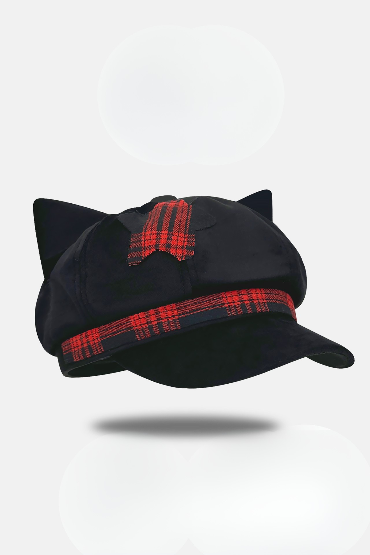 Cat Ear Subculture Check Hat