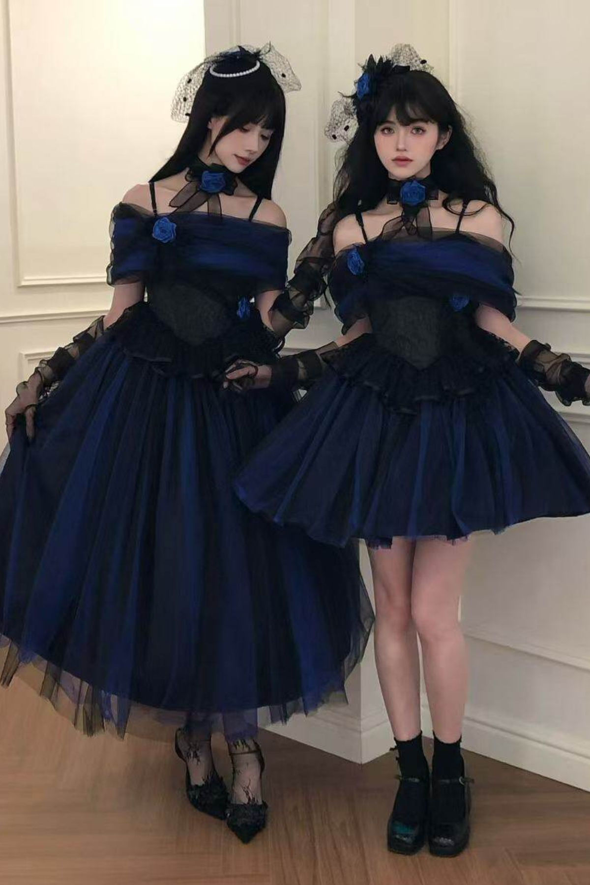 Klein Blue Shimmer Lolita Dress
