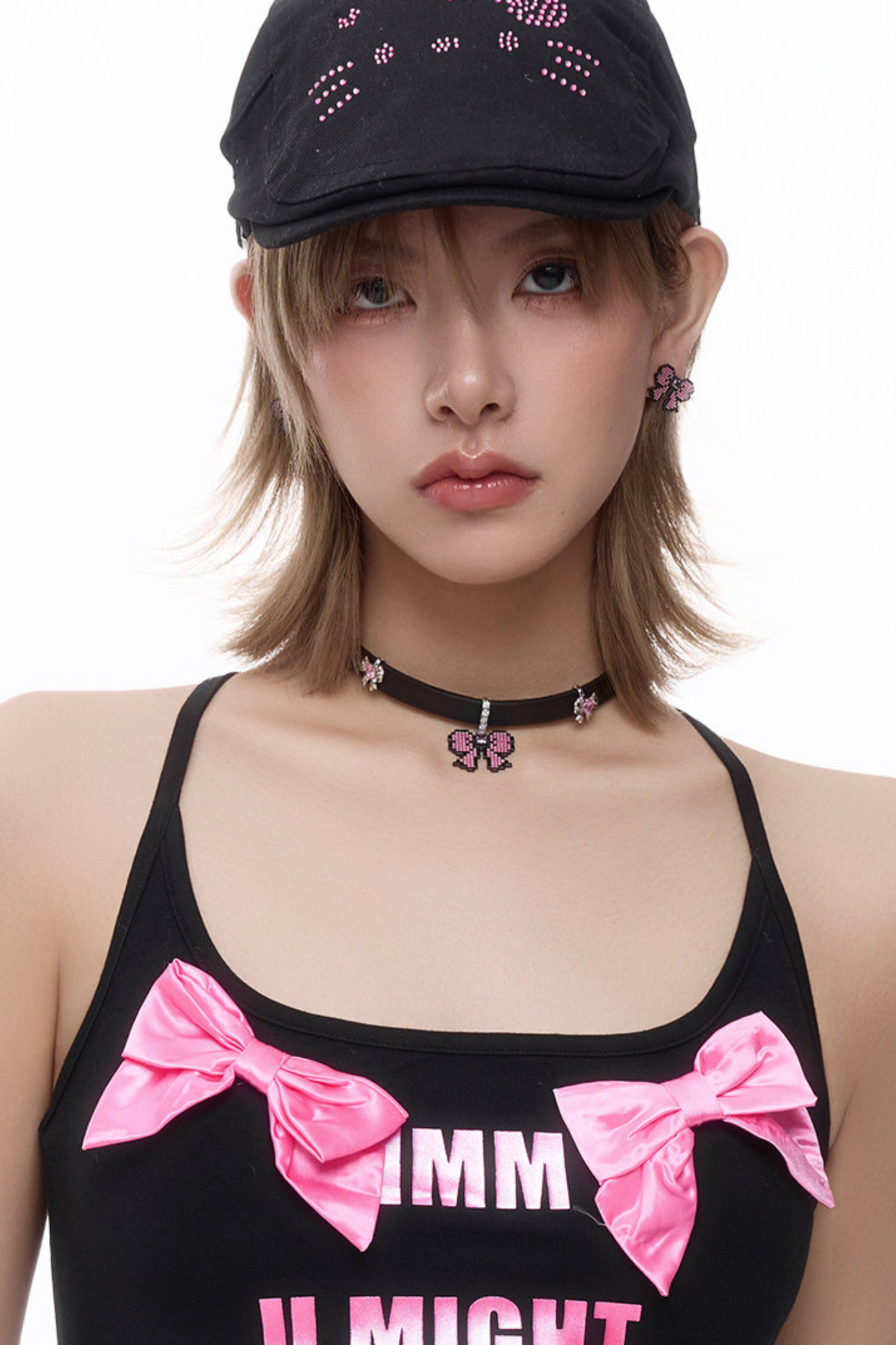 Pixel Bow Earrings